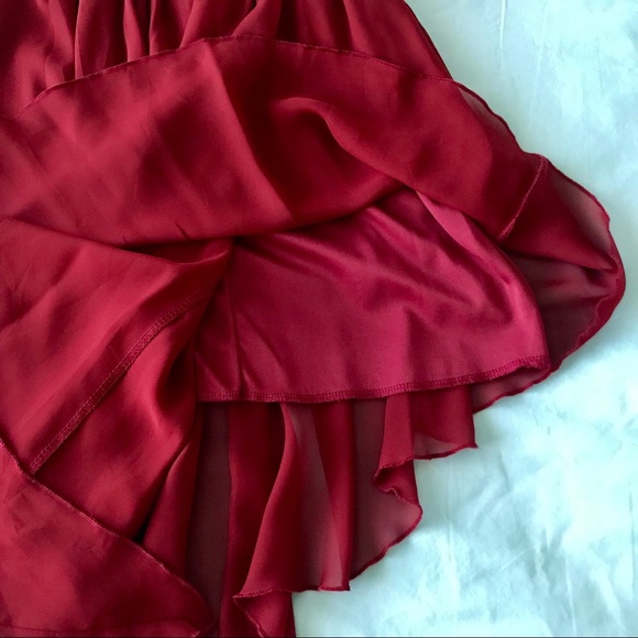 two-tone chiffon dress - Picture 5 of 5